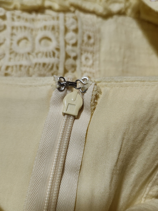 Audrey Parks for Francesca's Collections Pale Yellow Summer Mini Dress - Picture 11 of 13